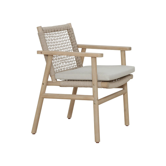 Silla baja de Madera con cojin SOPHIE - HUC40151 CasaEaster