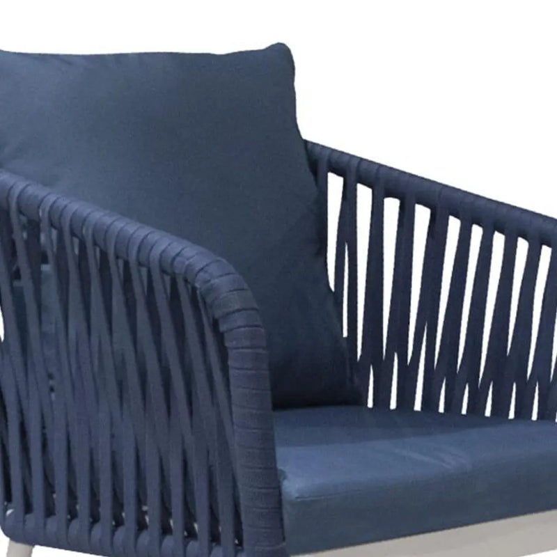 Cargue la imagen en el visor de la galería, Silla de Lazo para Exterior e Interior Color Azul ELONA 492-49