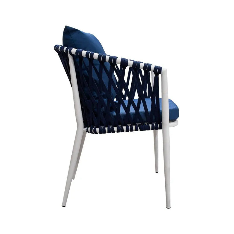 Cargue la imagen en el visor de la galería, Silla de Lazo para Exterior e Interior Color Azul SONTA716-0L616