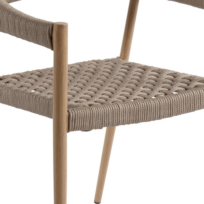 Cargue la imagen en el visor de la galería, Silla de Lazo para Exterior e Interior Color Beige- MONA 6060 CasaEaster