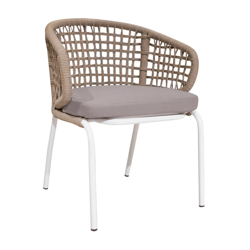 Cargue la imagen en el visor de la galería, Silla de Lazo para Exterior e Interior Color Beige VERSAILLAS-ZF400 CasaEaster