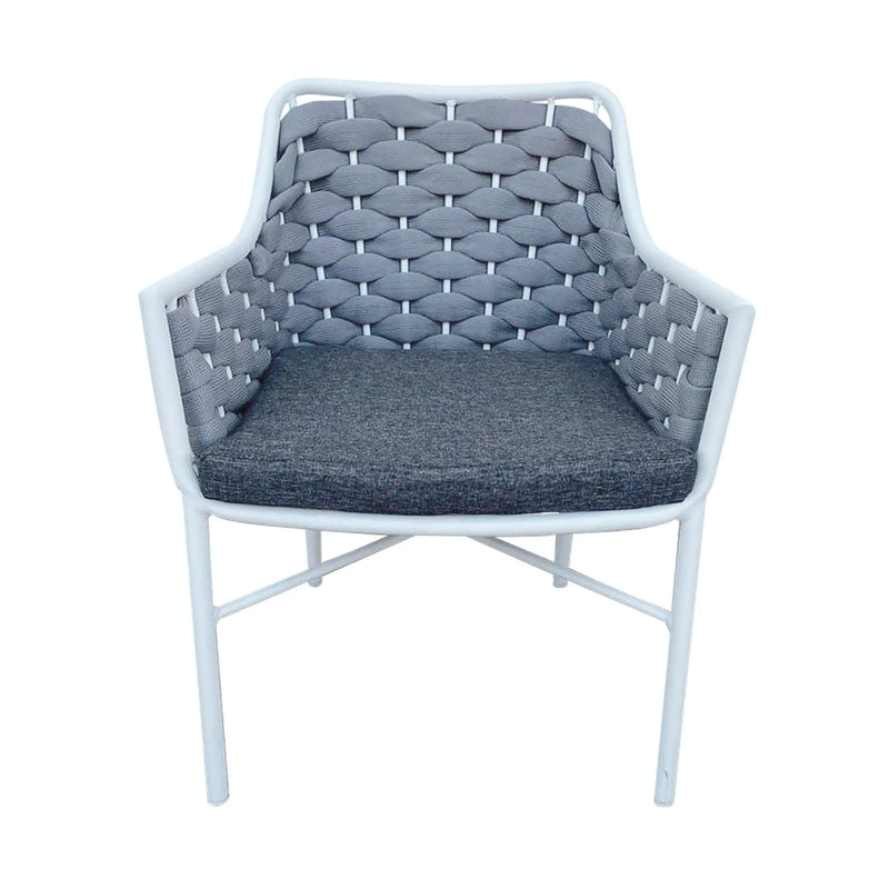 Cargue la imagen en el visor de la galería, Silla de Lazo para Exterior e Interior Color Blanco RABAT- 465432 CasaEaster