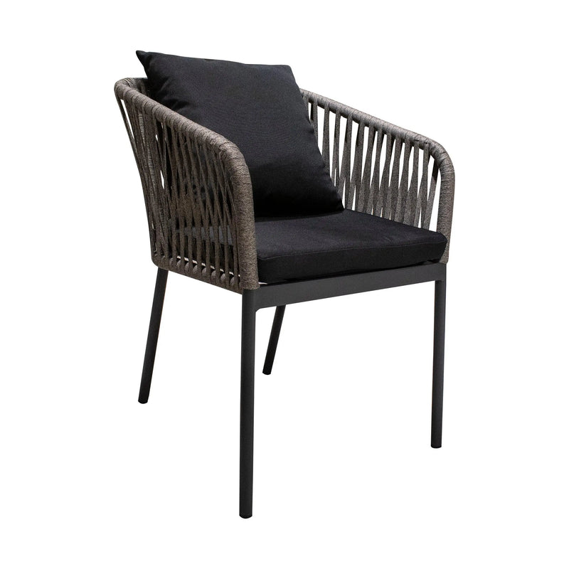 Cargue la imagen en el visor de la galería, Silla de Lazo para Exterior e Interior Color Carbon ELONA 567-El56