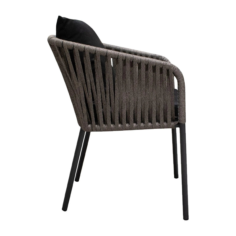 Cargue la imagen en el visor de la galería, Silla de Lazo para Exterior e Interior Color Carbon ELONA 567-El56