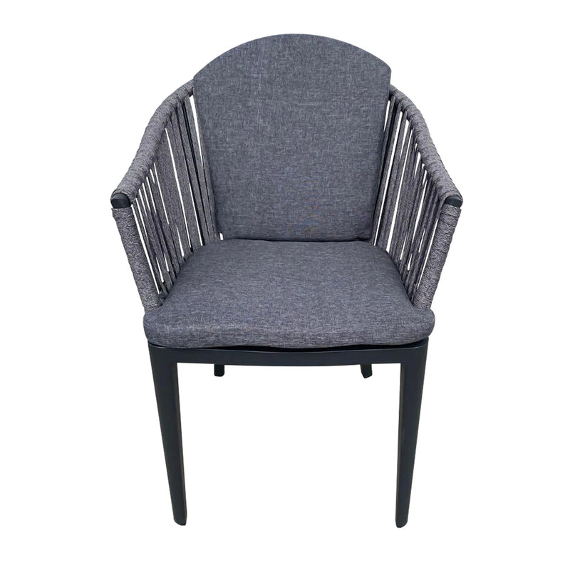 Cargue la imagen en el visor de la galería, Silla de Lazo para Exterior e Interior Color Carbon NAPOLEON-E90802-CH