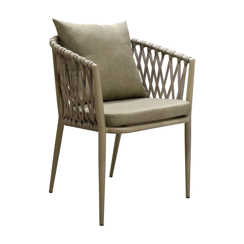 Cargue la imagen en el visor de la galería, Silla de Lazo para Exterior e Interior Color Champagne SONTA 706-ZF706