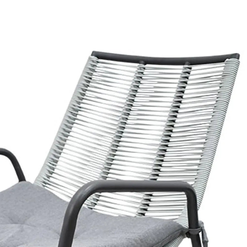 Cargue la imagen en el visor de la galería, Silla de Lazo para Exterior e Interior Color Gris NAPA-NPA