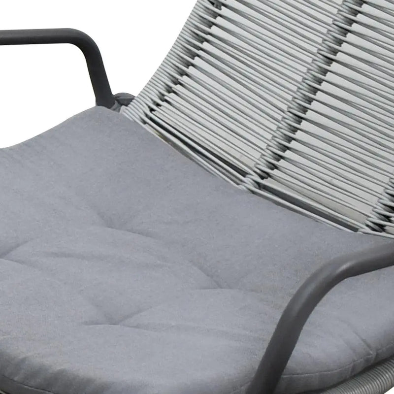 Cargue la imagen en el visor de la galería, Silla de Lazo para Exterior e Interior Color Gris NAPA-NPA