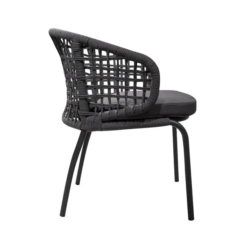 Cargue la imagen en el visor de la galería, Silla de Lazo para Exterior e Interior Color Gris VERSAILLAS-ZF4007