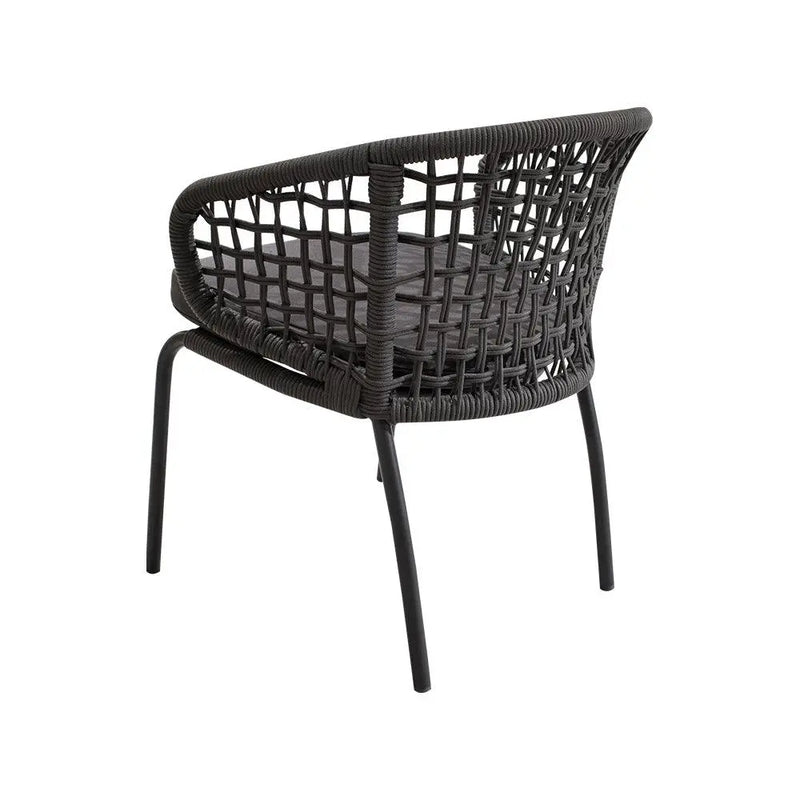 Cargue la imagen en el visor de la galería, Silla de Lazo para Exterior e Interior Color Gris VERSAILLAS-ZF4007