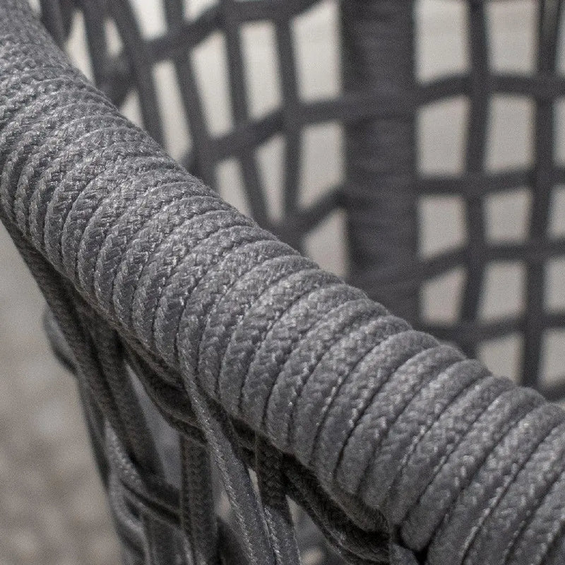 Cargue la imagen en el visor de la galería, Silla de Lazo para Exterior e Interior Color Gris VERSAILLAS-ZF4007