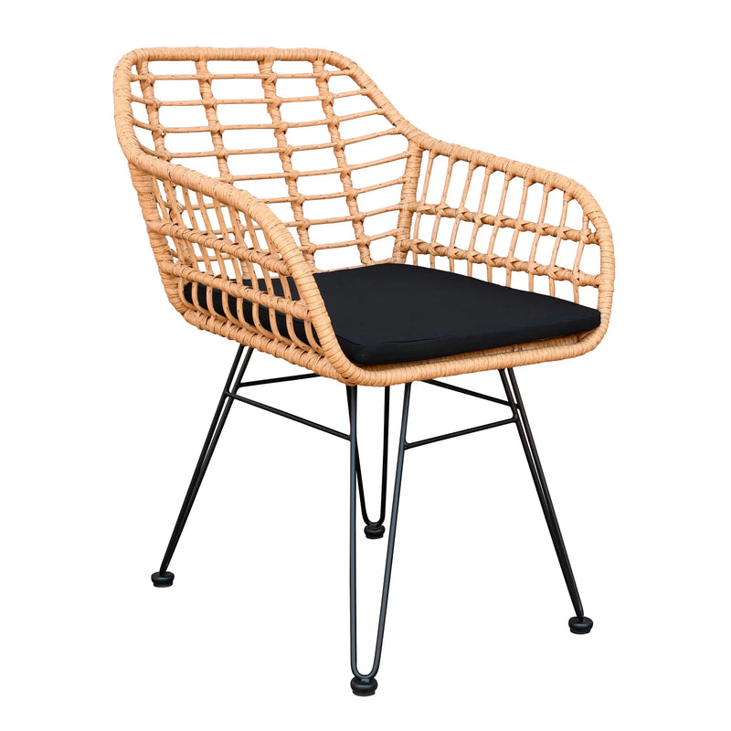 Load image into Gallery viewer, Silla de Lazo para Exterior e Interior Color Natural-SLIDER-RX1011 CasaEaster