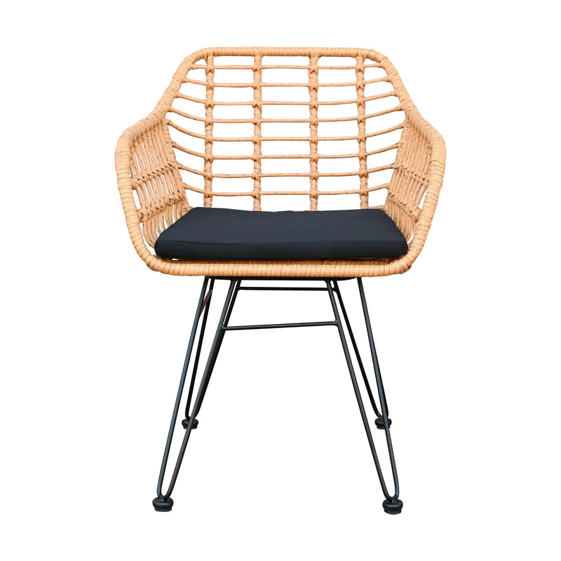 Load image into Gallery viewer, Silla de Lazo para Exterior e Interior Color Natural-SLIDER-RX1011 CasaEaster