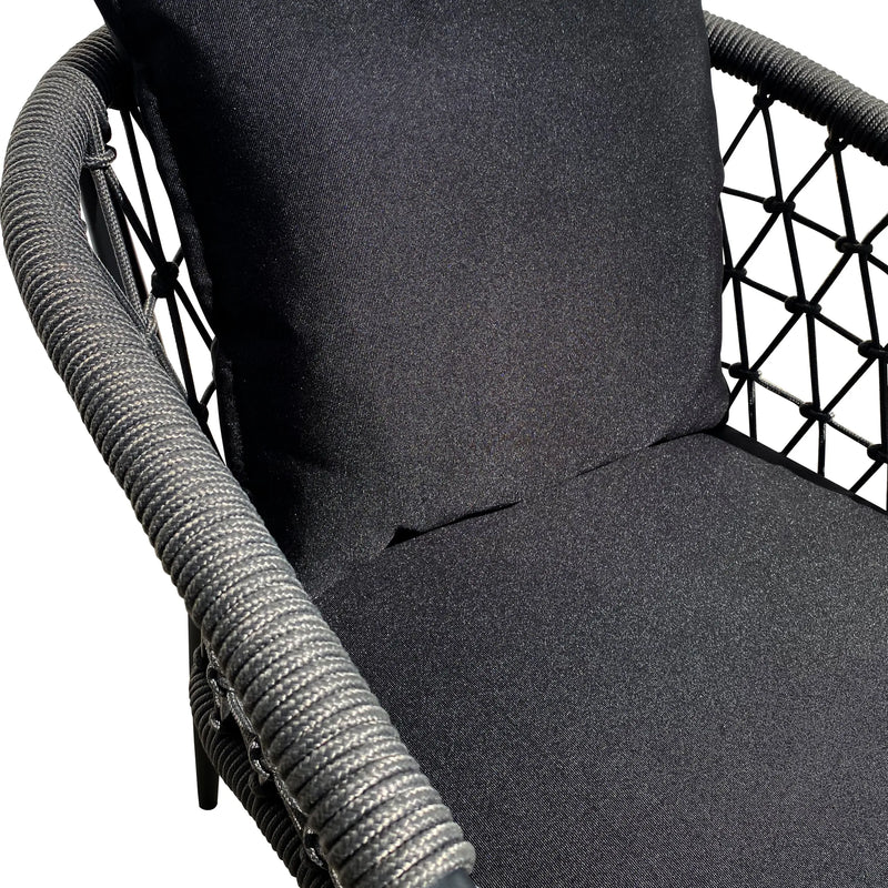 Load image into Gallery viewer, Silla de Lazo para Exterior e Interior Color Negro GAZIT-8834 CasaEaster