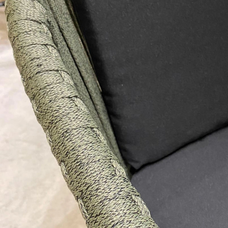 Cargue la imagen en el visor de la galería, Silla de Lazo para Exterior e Interior Color Negro NAPOLEON-A13814