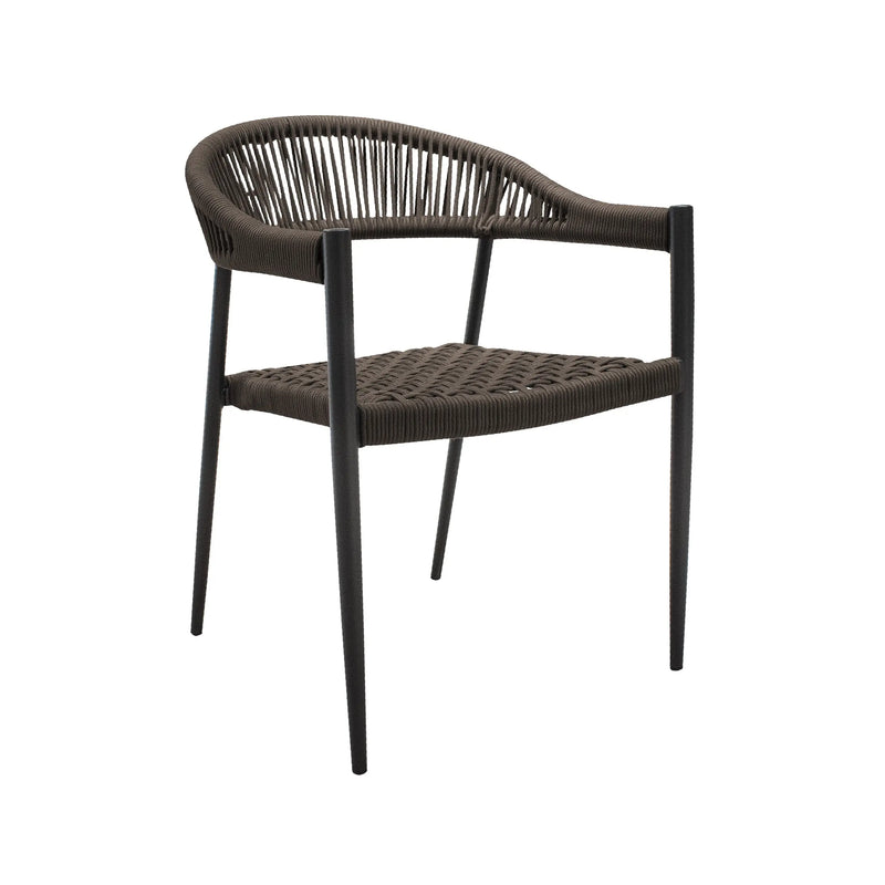 Cargue la imagen en el visor de la galería, Silla de Lazo para Exterior e Interior Color café MONA-Z0005 CasaEaster