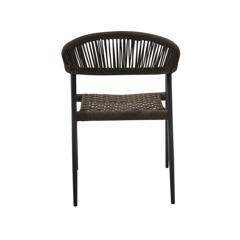 Cargue la imagen en el visor de la galería, Silla de Lazo para Exterior e Interior Color café MONA-Z0005 CasaEaster