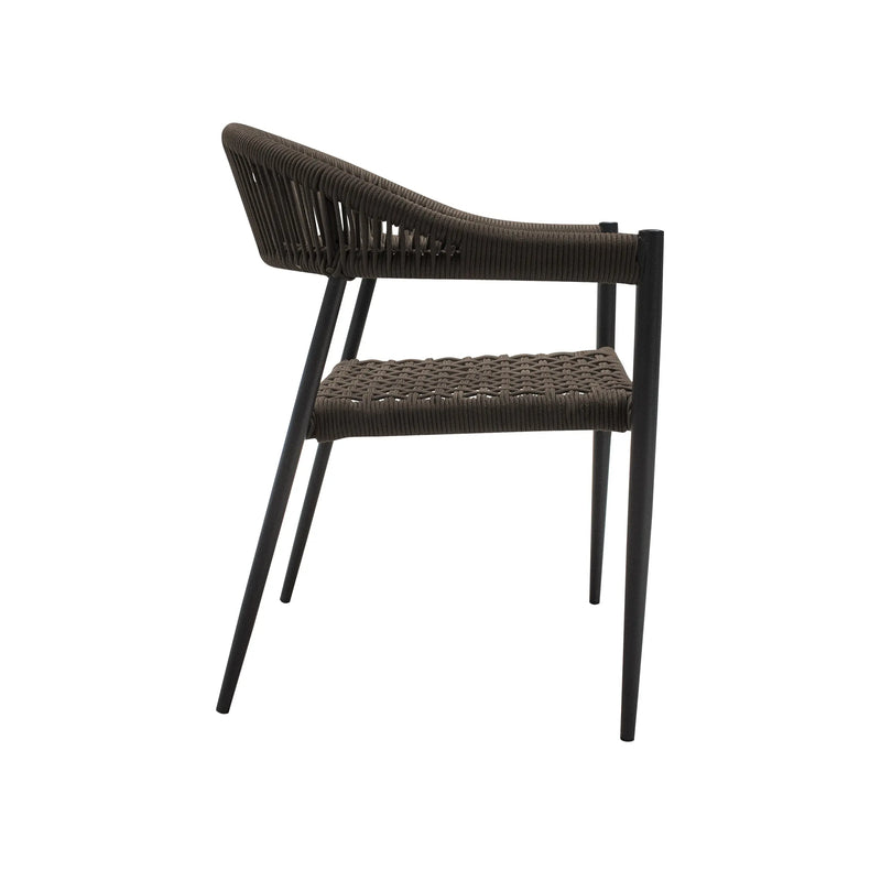 Cargue la imagen en el visor de la galería, Silla de Lazo para Exterior e Interior Color café MONA-Z0005 CasaEaster