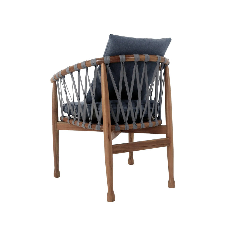 Cargue la imagen en el visor de la galería, Silla de Lazo para Interior Color Gris LOLEZA-124182