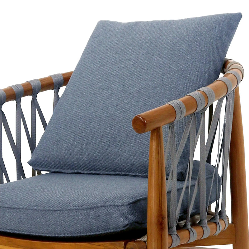 Cargue la imagen en el visor de la galería, Silla de Lazo para Interior Color Gris LOLEZA-124182