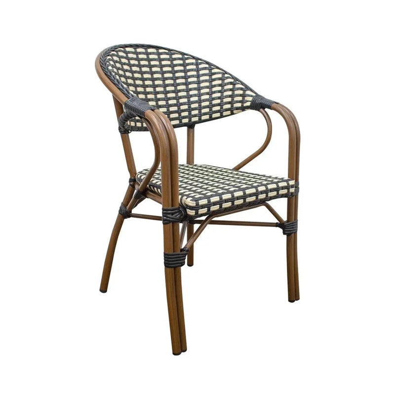 Cargue la imagen en el visor de la galería, Silla de Rattan para Exterior Color Beige WILLSI-WIL041