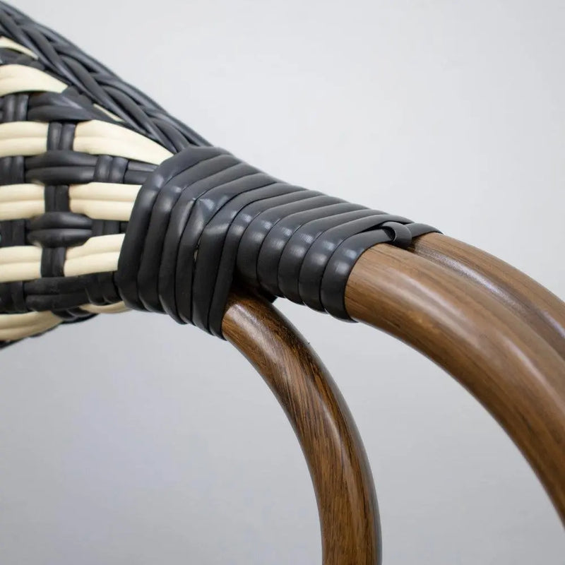 Cargue la imagen en el visor de la galería, Silla de Rattan para Exterior Color Beige WILLSI-WIL041