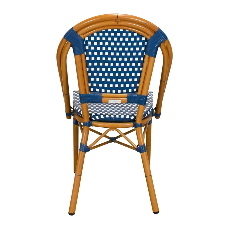 Cargue la imagen en el visor de la galería, Silla de Rattan para exterior e interior Color Azul SCOOTLAND 03-OC447