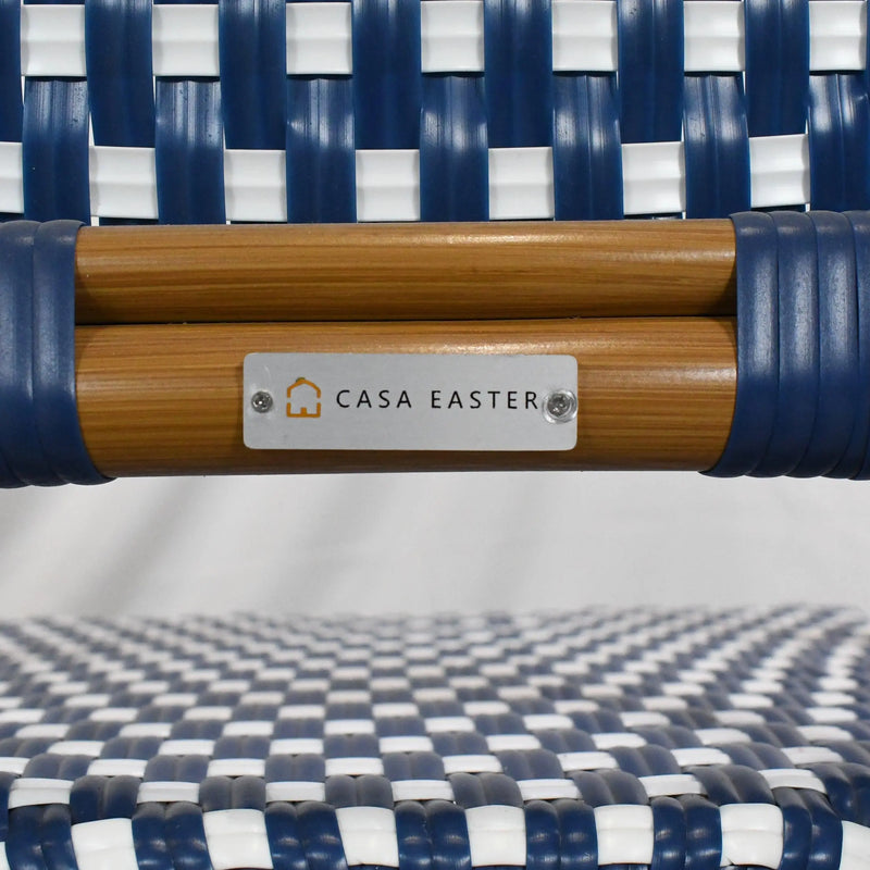 Cargue la imagen en el visor de la galería, Silla de Rattan para exterior e interior Color Azul SCOOTLAND 03-OC447