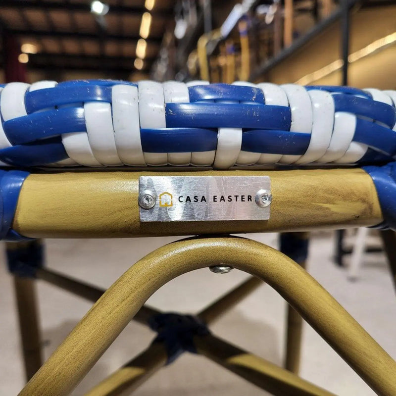 Cargue la imagen en el visor de la galería, Silla de Rattan para exterior e interior Color Azul SCOOTLAND 06-OCS06