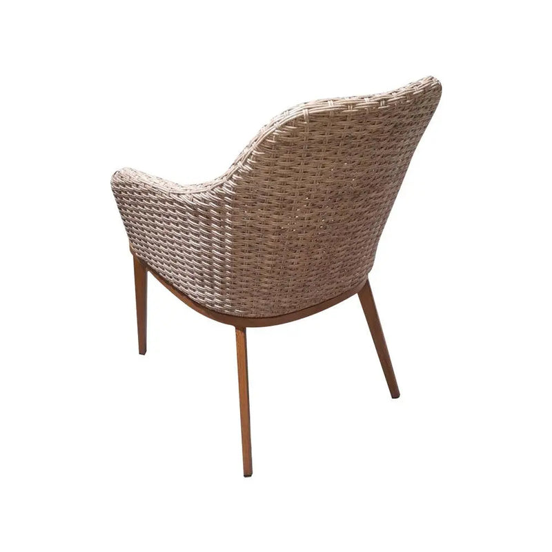 Cargue la imagen en el visor de la galería, Silla de Rattan para exterior e interior Color Beige BARON- 260A