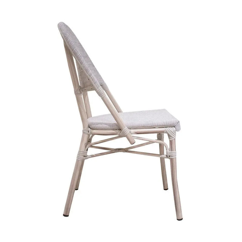 Cargue la imagen en el visor de la galería, Silla de Rattan para exterior e interior Color Blanca CHINA T04 -OCH04