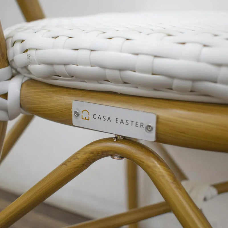 Cargue la imagen en el visor de la galería, Silla de Rattan para exterior e interior Color Blanco CHINA 94 -OC05