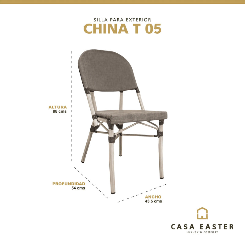 Cargue la imagen en el visor de la galería, Silla de Rattan para exterior e interior Color Capuchino CHINA -OCH05 CasaEaster