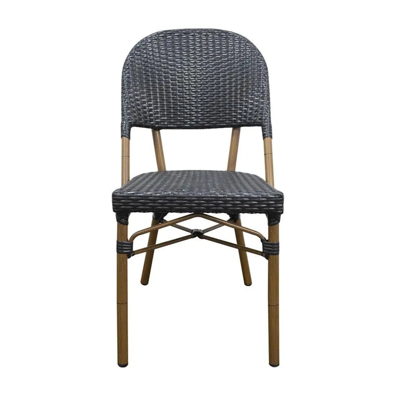 Cargue la imagen en el visor de la galería, Silla de Rattan para exterior e interior Color Negro CHINA 96 -OC99