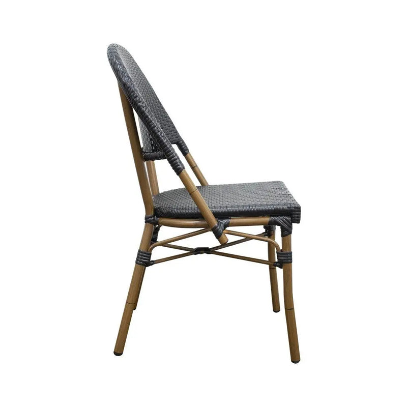 Cargue la imagen en el visor de la galería, Silla de Rattan para exterior e interior Color Negro CHINA 96 -OC99