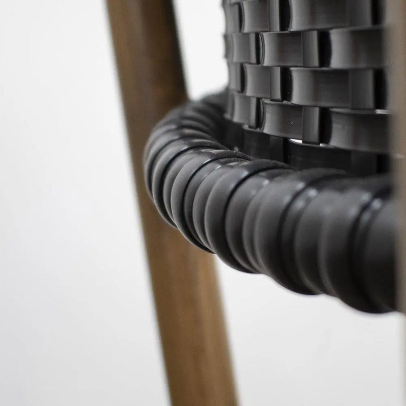 Cargue la imagen en el visor de la galería, Silla de Rattan para exterior e interior Color Negro CHINA 96 -OC99