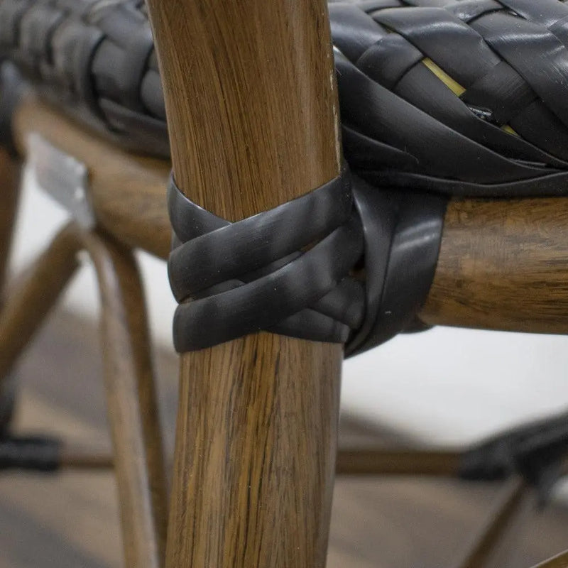 Cargue la imagen en el visor de la galería, Silla de Rattan para exterior e interior Color Negro CHINA 96 -OC99