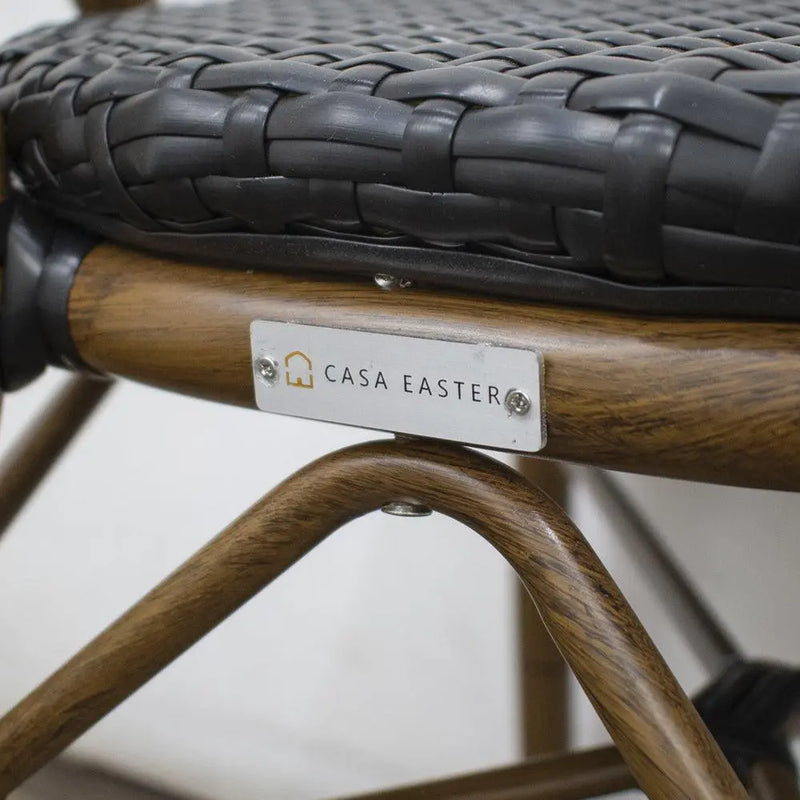 Cargue la imagen en el visor de la galería, Silla de Rattan para exterior e interior Color Negro CHINA 96 -OC99