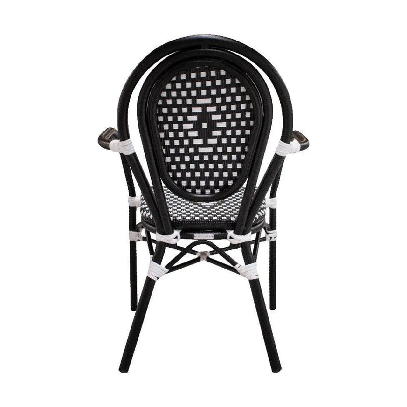 Cargue la imagen en el visor de la galería, Silla de Rattan para exterior e interior Color Negro KOREA 205-K01
