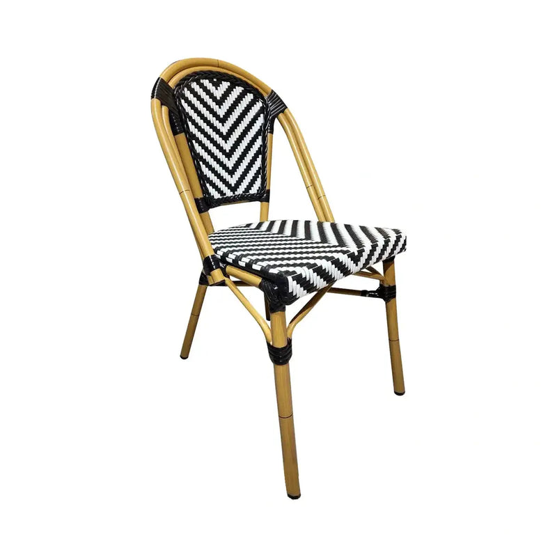 Cargue la imagen en el visor de la galería, Silla de Rattan para exterior e interior Color Negro SCOOTLAND 07-OC04