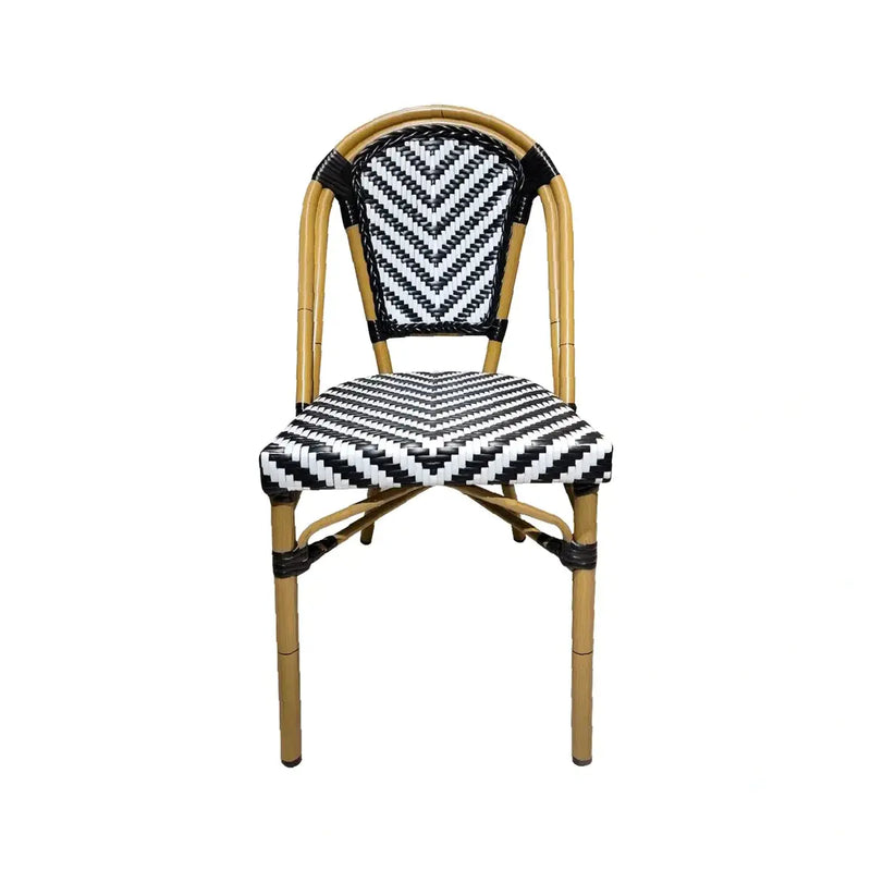 Cargue la imagen en el visor de la galería, Silla de Rattan para exterior e interior Color Negro SCOOTLAND 07-OC04