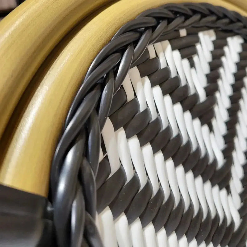 Cargue la imagen en el visor de la galería, Silla de Rattan para exterior e interior Color Negro SCOOTLAND 07-OC04