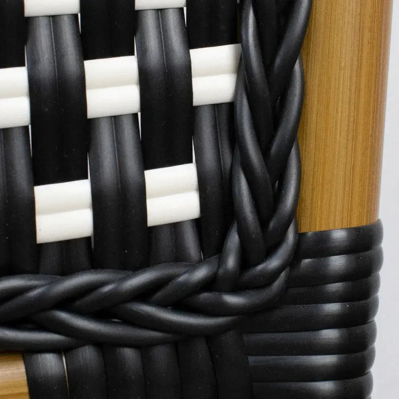 Cargue la imagen en el visor de la galería, Silla de Rattan para exterior e interior Color Negro 05 SCOOTLAND -OC443