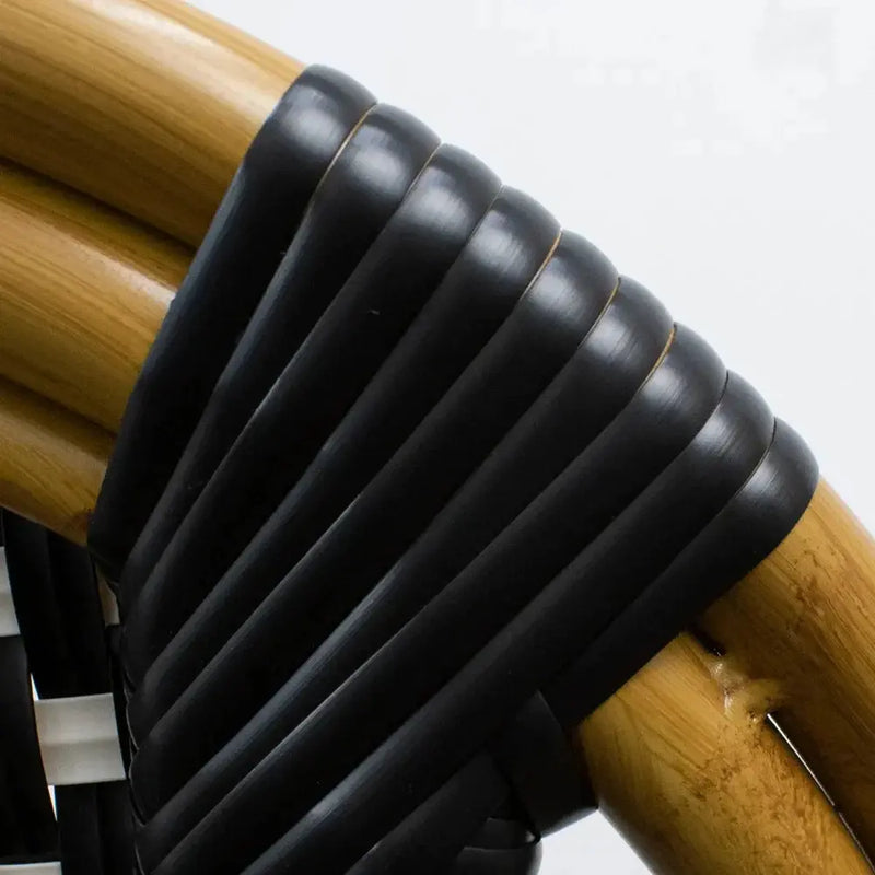 Cargue la imagen en el visor de la galería, Silla de Rattan para exterior e interior Color Negro 05 SCOOTLAND -OC443