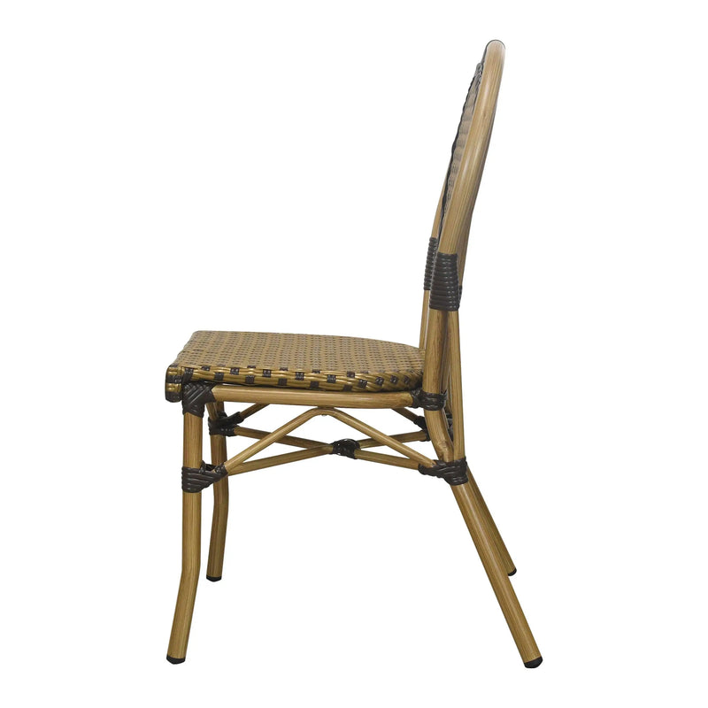 Cargue la imagen en el visor de la galería, Silla de Rattan para exterior e interior Color Oro SLOVAKIA -344-SV