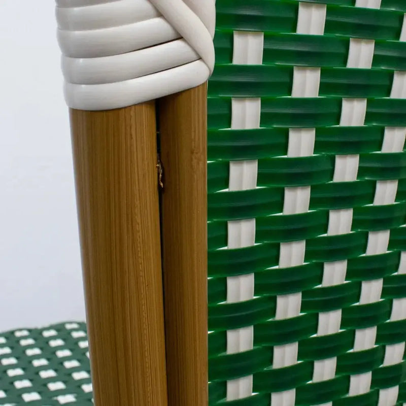 Cargue la imagen en el visor de la galería, Silla de Rattan para exterior e interior Color Verde SCOOTLAND 04 -OC445