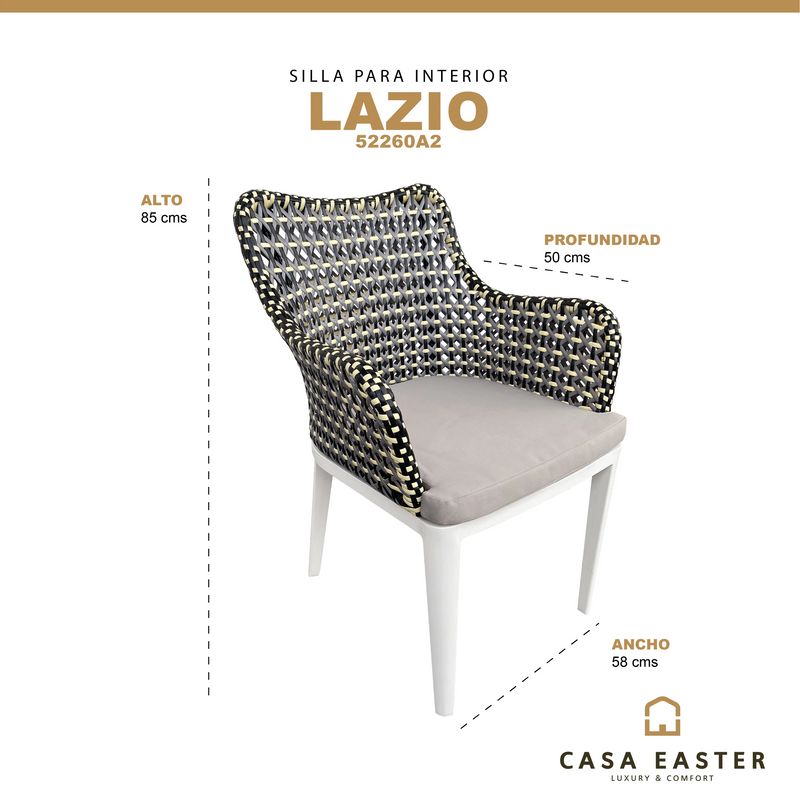 Cargue la imagen en el visor de la galería, Silla de Rattan para exterior e interior LAZIO - 52260A2 CasaEaster