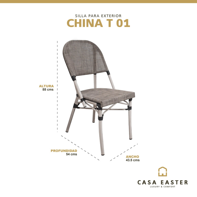 Cargue la imagen en el visor de la galería, Silla de Textileno para interior y exterior Color Beige CHINA -OCH01 CasaEaster