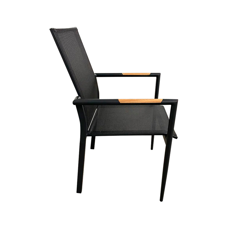 Cargue la imagen en el visor de la galería, Silla de Textileno para interior y exterior Color Carbon CITROTIK-SJ22058 CasaEaster