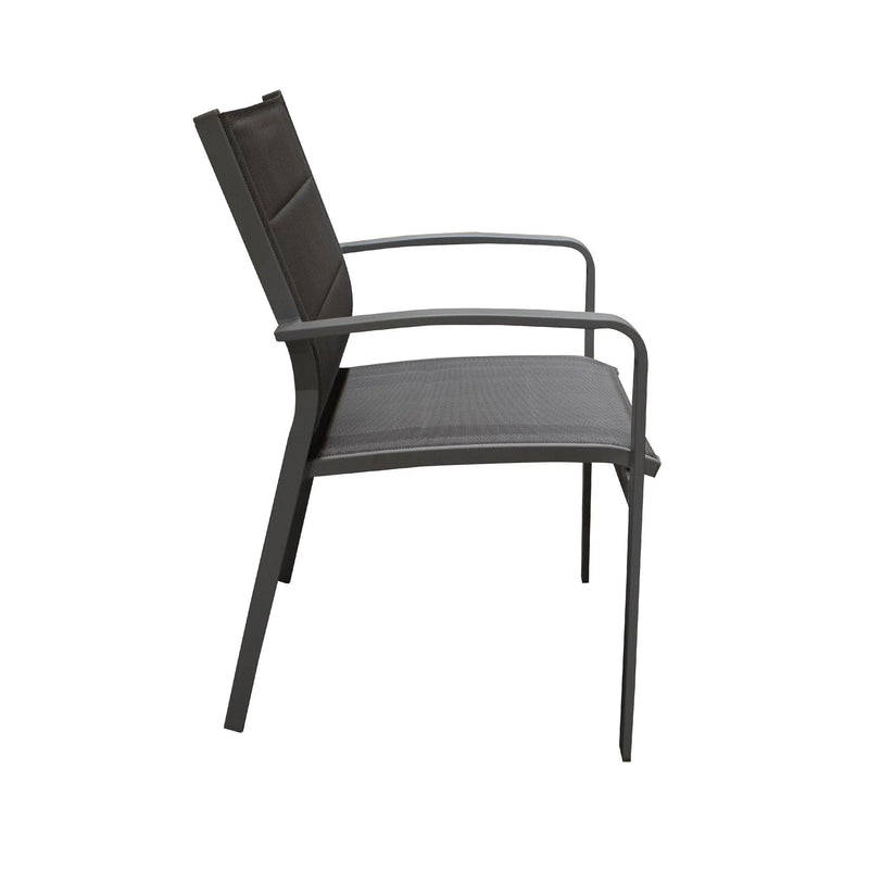 Cargue la imagen en el visor de la galería, Silla de Textileno para interior y exterior Color Carbon CLARKE- 61319